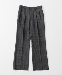 TW CHECK SEMI FLARE PANTS