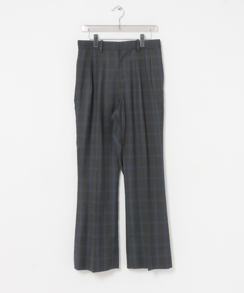 URBAN RESEARCH(アーバンリサーチ)の「TW CHECK SEMI FLARE PANTS(スラックス・メンズ・チャコールグレー/ブラック・LARGE/MEDIUM)」の4枚目の写真