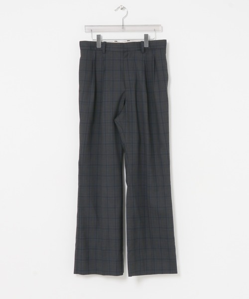 URBAN RESEARCH(アーバンリサーチ)の「TW CHECK SEMI FLARE PANTS(スラックス・メンズ・チャコールグレー/ブラック・LARGE/MEDIUM)」の9枚目の写真