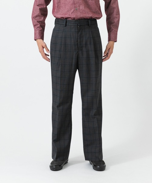 URBAN RESEARCH(アーバンリサーチ)の「TW CHECK SEMI FLARE PANTS(スラックス・メンズ・チャコールグレー/ブラック・LARGE/MEDIUM)」の10枚目の写真