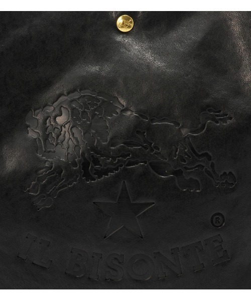 IL BISONTE(イルビゾンテ)の「IL BISONTE / VACHETTA VINTAGE LEATHER / クロスボディバッグ(ショルダーバッグ・レディース・ブラック・FREE)」の2枚目の写真