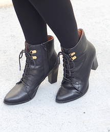 laboratory work | レースアップショートブーツ(ブーツ)