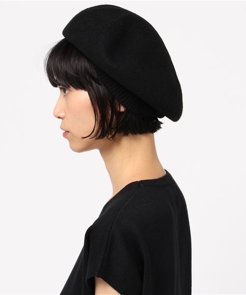 VIS（ビス）の「★ヒルナンデス!放映★【non-no1月号掲載】フェルトベレー帽（ハンチング/ベレー帽・レディース・ライトグレー/キャメル/ボルドー/グリーン系その他/ネイビー/ブラック/チャコールグレー・F）」の11枚目の写真