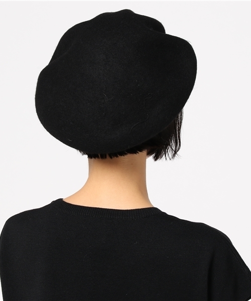 VIS（ビス）の「★ヒルナンデス!放映★【non-no1月号掲載】フェルトベレー帽（ハンチング/ベレー帽・レディース・ライトグレー/キャメル/ボルドー/グリーン系その他/ネイビー/ブラック/チャコールグレー・F）」の8枚目の写真