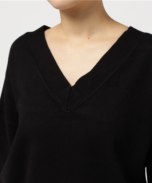 N.(N. Natural Beauty Basic)(エヌエヌナチュラルビューティーベーシック)の「レーヨンナイロンニット(ニット/セーター・レディース・ブラック/グレー/ブルー/ブラウン・MEDIUM)」の8枚目の写真