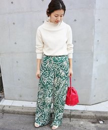 コットンカシミヤ ボートネック プルオーバー◆