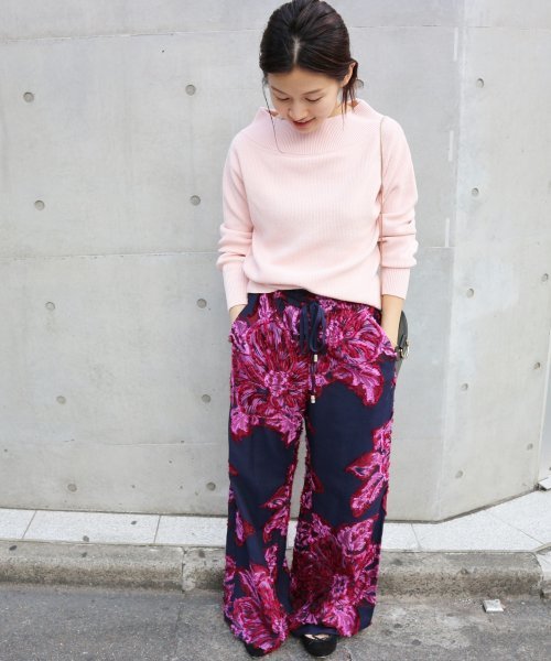 IENA（イエナ）の「コットンカシミヤ ボートネック プルオーバー