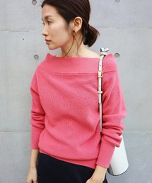 IENA | 《予約》コットンカシミヤ ボートネック プルオーバー◆(ニット/セーター)