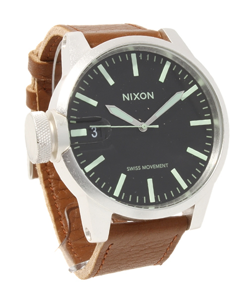 NIXON（ニクソン）の「THE CHRONICLE（アナログ腕時計・メンズ・アイボリー/ブラウン系その他/ブラック系その他/ベージュ系その他/ブラック/ネイビー/ブラウン・FREE）」の3枚目の写真