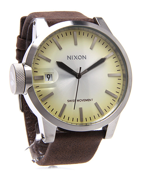 NIXON（ニクソン）の「THE CHRONICLE（アナログ腕時計・メンズ・アイボリー/ブラウン系その他/ブラック系その他/ベージュ系その他/ブラック/ネイビー/ブラウン・FREE）」の4枚目の写真