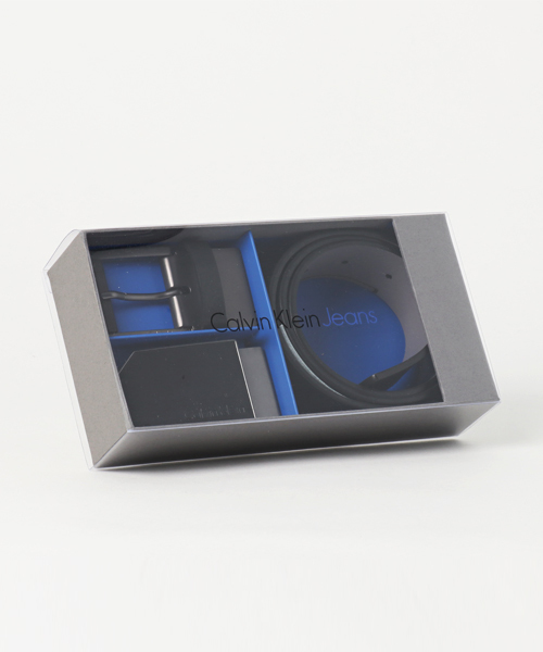 Calvin Klein Jeans Accessory（カルバン・クラインジーンズアクセサリー）の「ロゴベルトギフトセット（ベルト・メンズ・ブラック・95/90/85/80/100）」の8枚目の写真
