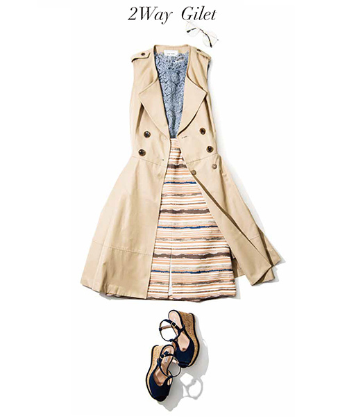 REDYAZEL（レディアゼル）の「３Ｗａｙトレンチコート◆（トレンチコート・レディース・ネイビー/レッド/グリーン/ピンク/ベージュ・MEDIUM/SMALL）」の16枚目の写真