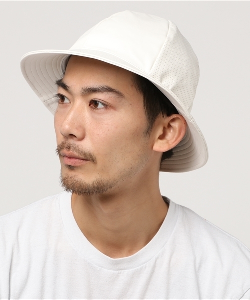 WEGO(ウィゴー)の「WEGO/パンチングフェイクレザーメトロハット(ハット・メンズ・ホワイト/ブラック・FREE)」の12枚目の写真