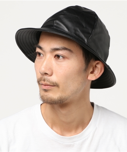 WEGO(ウィゴー)の「WEGO/パンチングフェイクレザーメトロハット(ハット・メンズ・ホワイト/ブラック・FREE)」の13枚目の写真