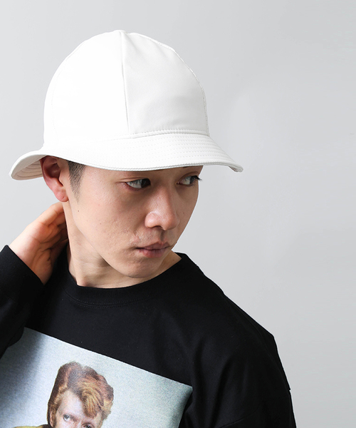 WEGO(ウィゴー)の「WEGO/パンチングフェイクレザーメトロハット(ハット・メンズ・ホワイト/ブラック・FREE)」の8枚目の写真