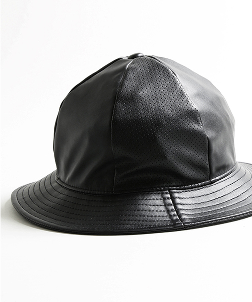 WEGO(ウィゴー)の「WEGO/パンチングフェイクレザーメトロハット(ハット・メンズ・ホワイト/ブラック・FREE)」の11枚目の写真