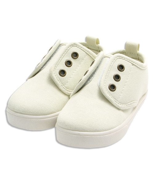 apres les cours（アプレレクール）の「ボーダー＆プレーンスニーカー（ベビー）（スニーカー・キッズ・ブルー/オフホワイト/ブラック/レッド・15 /13/14）」の2枚目の写真