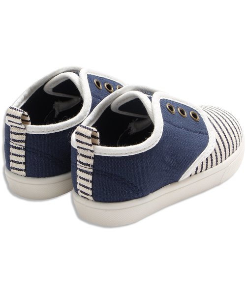 apres les cours（アプレレクール）の「ボーダー＆プレーンスニーカー（ベビー）（スニーカー・キッズ・ブルー/オフホワイト/ブラック/レッド・15 /13/14）」の16枚目の写真