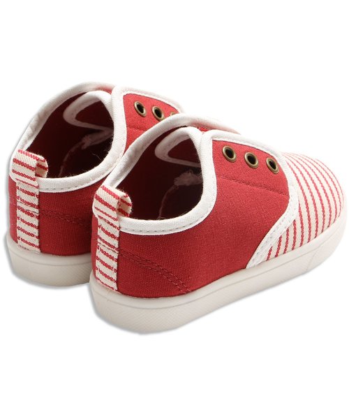 apres les cours（アプレレクール）の「ボーダー＆プレーンスニーカー（ベビー）（スニーカー・キッズ・ブルー/オフホワイト/ブラック/レッド・15 /13/14）」の18枚目の写真