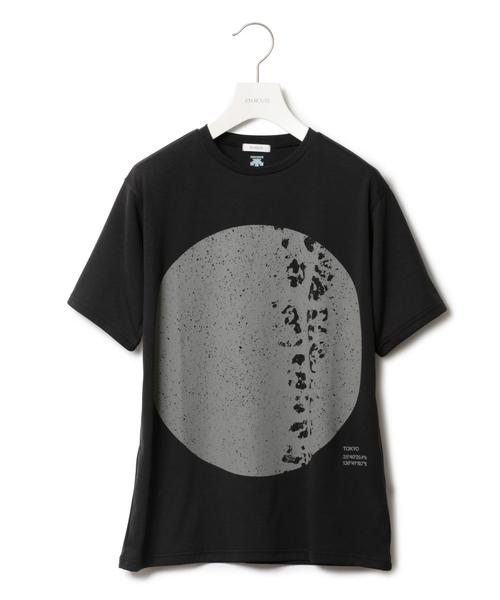 DESCENTE(デサント)の「DESCENTE BLANC×VILLAGE(デサントブラン×ヴィレッジ) RUNNING TEE ◆(Tシャツ/カットソー・メンズ・ホワイト/ブラック・MEDIUM/LARGE/SMALL)」の1枚目の写真
