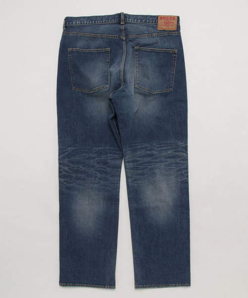 BUCCA 44(ブッカフォーティーフォー)の「【BUCCA 44】Damage Denim Pants/ダメージデニムパンツ(デニムパンツ・メンズ・インディゴブルー・LARGE/XXX-LARGE/X-LARGE/4XL/5XL/XX-LARGE)」の2枚目の写真