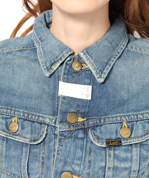 SHIPS for women（シップスフォーウィメン）の「★★LEE:デニム ジャケット（デニムジャケット・レディース・ブルー/ネイビー・X-SMALL/SMALL）」の6枚目の写真