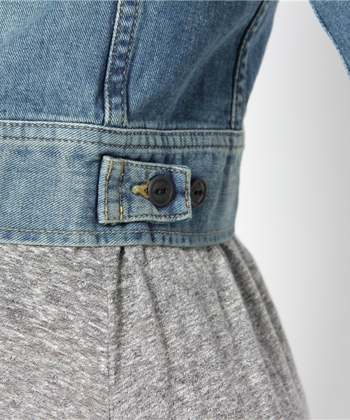 SHIPS for women（シップスフォーウィメン）の「★★LEE:デニム ジャケット（デニムジャケット・レディース・ブルー/ネイビー・X-SMALL/SMALL）」の9枚目の写真