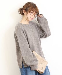 CUBE SUGAR | アンティークニットクループルオーバー(ニット/セーター)