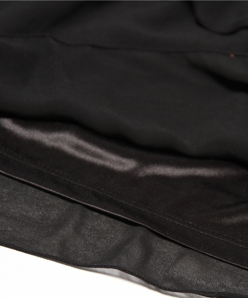 DURAS（デュラス）の「シフォンアシンメトリーキャミワンピース（ワンピース・レディース・ホワイト/ブラック/ベージュ/オレンジ・FREE）」の10枚目の写真