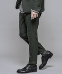 MR.OLIVE | RETORO POLYESTER TWILL / ONE PLEATS STA-PREST TAPERED PANTS(西裝休閒褲)