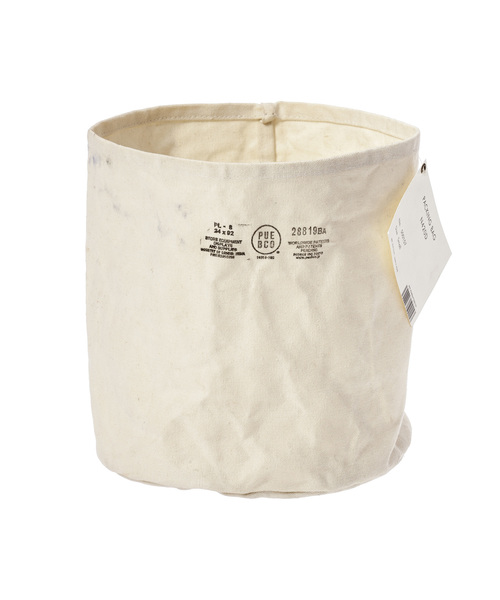PUEBCO(プエブコ)の「CANVAS POT COVER Large(収納グッズ)」|オフホワイト