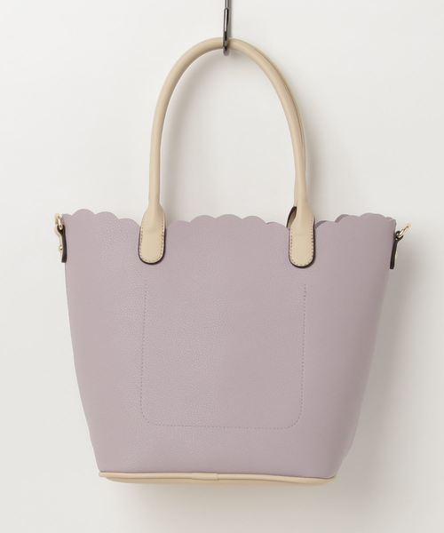 axes femme（アクシーズファム）の「レース柄パンチングトート（トート