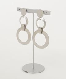 【HO’OKAHI】Big Silhouette Roundframe Pierce