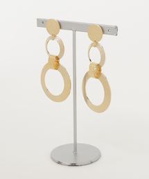 【HO’OKAHI】Big Silhouette Roundframe Pierce