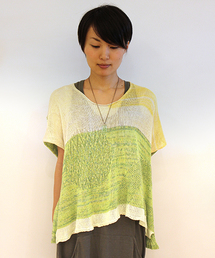 tamaki niime/コットンニット (sleeveless)