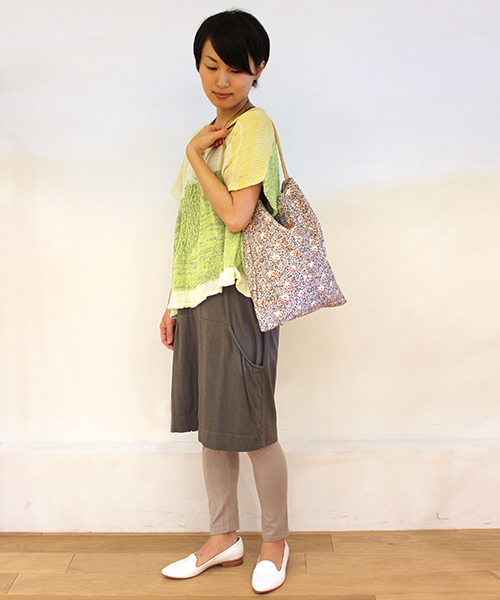 LIVETART（リヴェタート）の「tamaki niime/コットンニット (sleeveless)（ニット/セーター・レディース・イエロー系その他・FREE）」の2枚目の写真