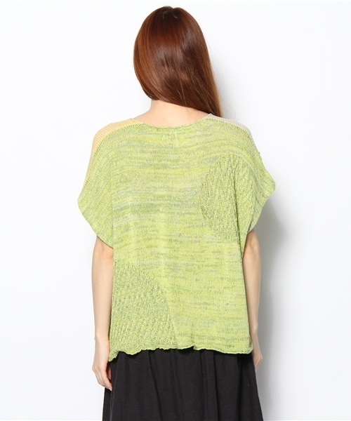 LIVETART（リヴェタート）の「tamaki niime/コットンニット (sleeveless)（ニット/セーター・レディース・イエロー系その他・FREE）」の6枚目の写真