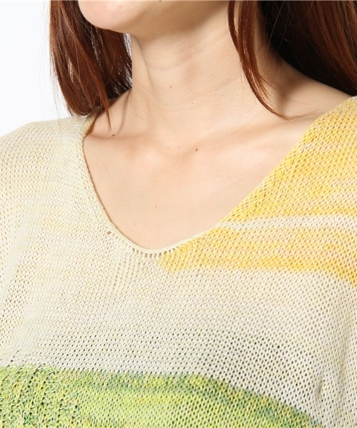 LIVETART（リヴェタート）の「tamaki niime/コットンニット (sleeveless)（ニット/セーター・レディース・イエロー系その他・FREE）」の7枚目の写真