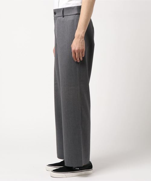 WRAPINKNOT(ラッピンノット)の「【WRAPINKNOT】ワイドスラックス(スラックス・メンズ・グレー・2)」の2枚目の写真