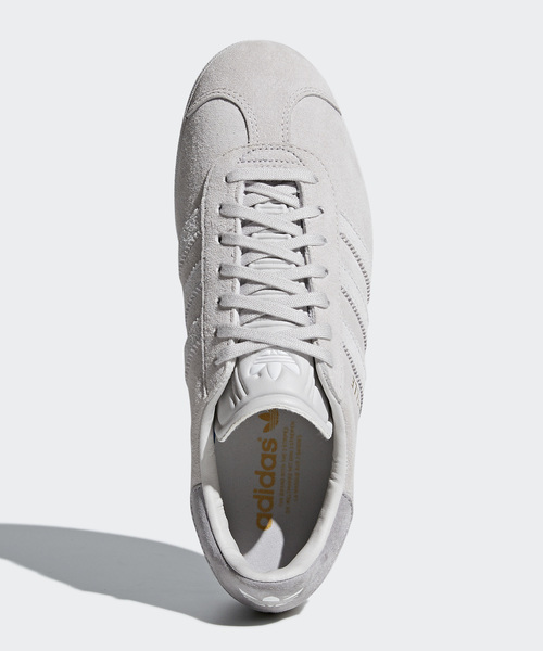 adidas（アディダス）の「ガゼル GAZELLE W オリジナルス（スニーカー・レディース・ライトグレー/ライトグリーン・22.0cm/22.5cm/23.0cm/23.5cm/24.0cm/24.5cm/25.0cm/25.5cm/26.0cm/26.5cm/27.0cm/27.5cm）」の5枚目の写真