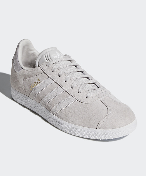 adidas（アディダス）の「ガゼル GAZELLE W オリジナルス（スニーカー・レディース・ライトグレー/ライトグリーン・22.0cm/22.5cm/23.0cm/23.5cm/24.0cm/24.5cm/25.0cm/25.5cm/26.0cm/26.5cm/27.0cm/27.5cm）」の8枚目の写真