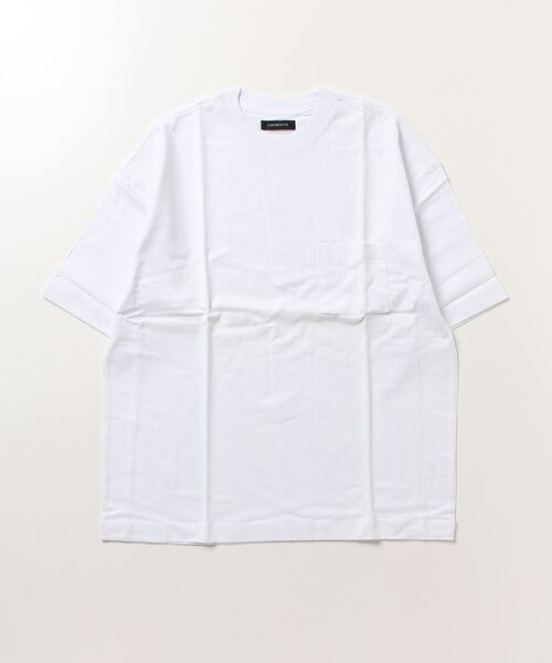 BEATJIVE（ビートジャイブ）の「肉厚コットン 半袖 ポケット Tシャツ ヘビーウェイト  無地 レディース（Tシャツ/カットソー・レディース・ホワイト/ブラック・MEDIUM/LARGE/X-LARGE）」の9枚目の写真