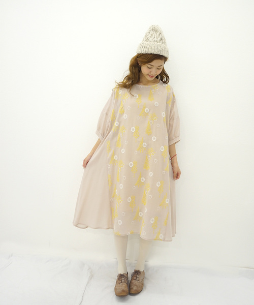 ワンピース ワンピース Haupia ハウピア のファッション ワンピース ひらひらと森に舞い降りる セール ワンピース