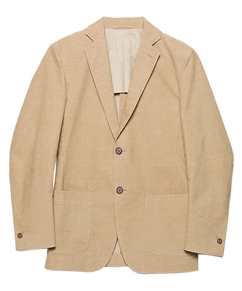 UNITED ARROWS(ユナイテッドアローズ)の「UAS ストレッチコーデュロイジャケット(mg1311uB) ◆(テーラードジャケット・メンズ・ベージュ/ケリー/ネイビー・44/46/48/50/42)」の3枚目の写真