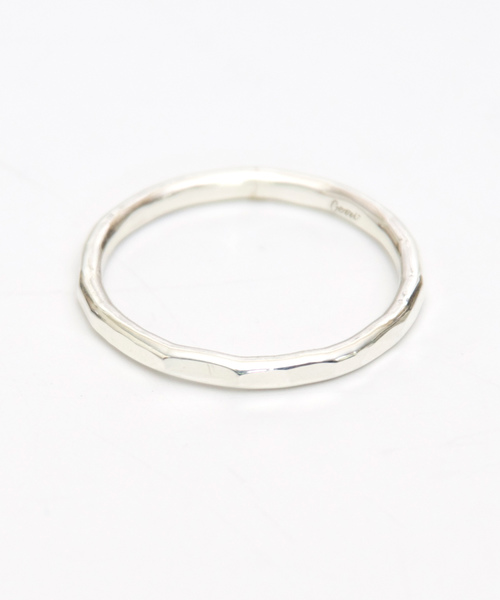 【セール】Genri /【crash】Silver Hammered ring（リング）｜Genri（ゲンリ）