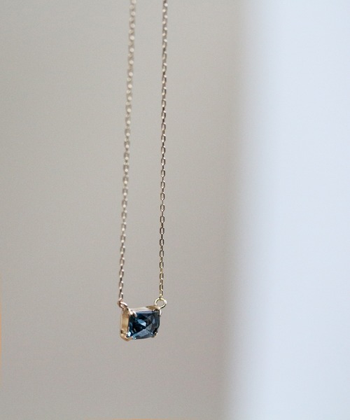 ブルー トパーズ ネックレス