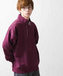 WEGO | WEGO/ハーフZIPハイネックプルオーバースウェット(スウェット)