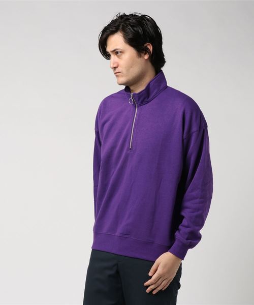 WEGO（ウィゴー）の「WEGO/ハーフZIPハイネックプルオーバースウェット