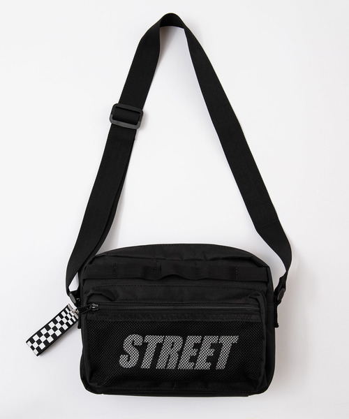 WEGO（ウィゴー）の「WEGO/メッシュポケットSTREETショルダーバッグ（ショルダーバッグ・レディース・ブラック/ピンク/その他1/ホワイト/グリーン系その他/ライトパープル・FREE）」の20枚目の写真