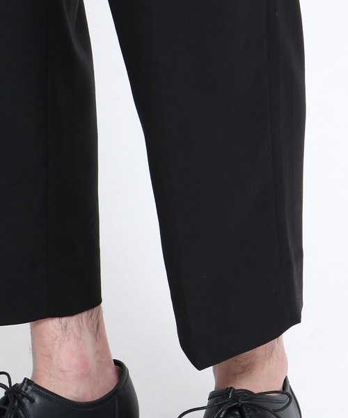 tk.TAKEO KIKUCHI(ティーケータケオキクチ)の「TRギャバ ストレッチワイドパンツ(その他パンツ・メンズ・ブラック/レンガ/グレー系4・01/02/03)」の10枚目の写真
